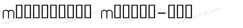 Mingsfonts Medium字体转换